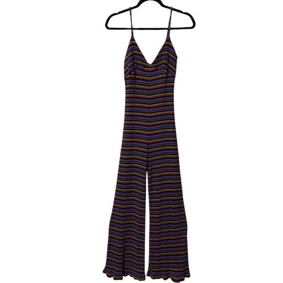 Anthropologie SUNDRY Striped Knit Jumpsuit sz. (1) Sz. Small Sz. 4-6  NWOT - Picture 9 of 16